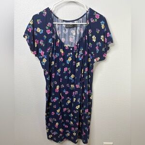 Lauren Ralph Lauren Black Label Large Floral Nightgown